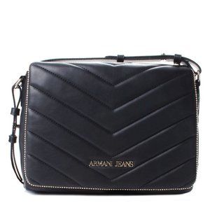 Armani Jeans Chevron Stitch Quilt Shoulder Bag NWT